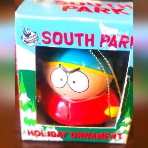 Vintage South Park Holiday Ornament Featuring Classic Character Cartman In Origi